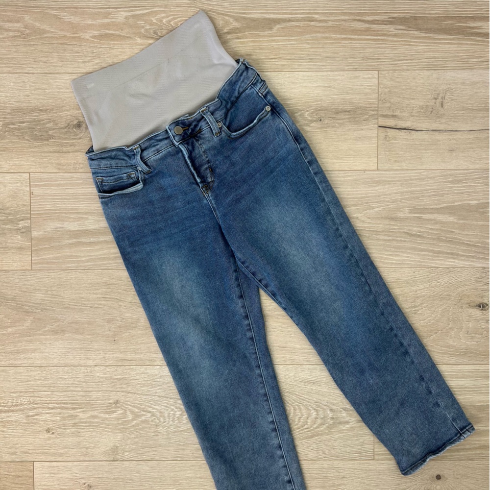 Blanqi Denim Maternity Postpartum Belly Support Jeans